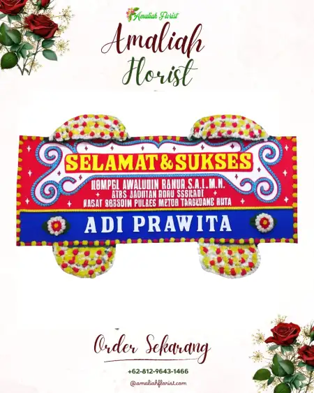 Papan Bunga Ucapan Selamat Sambelia
